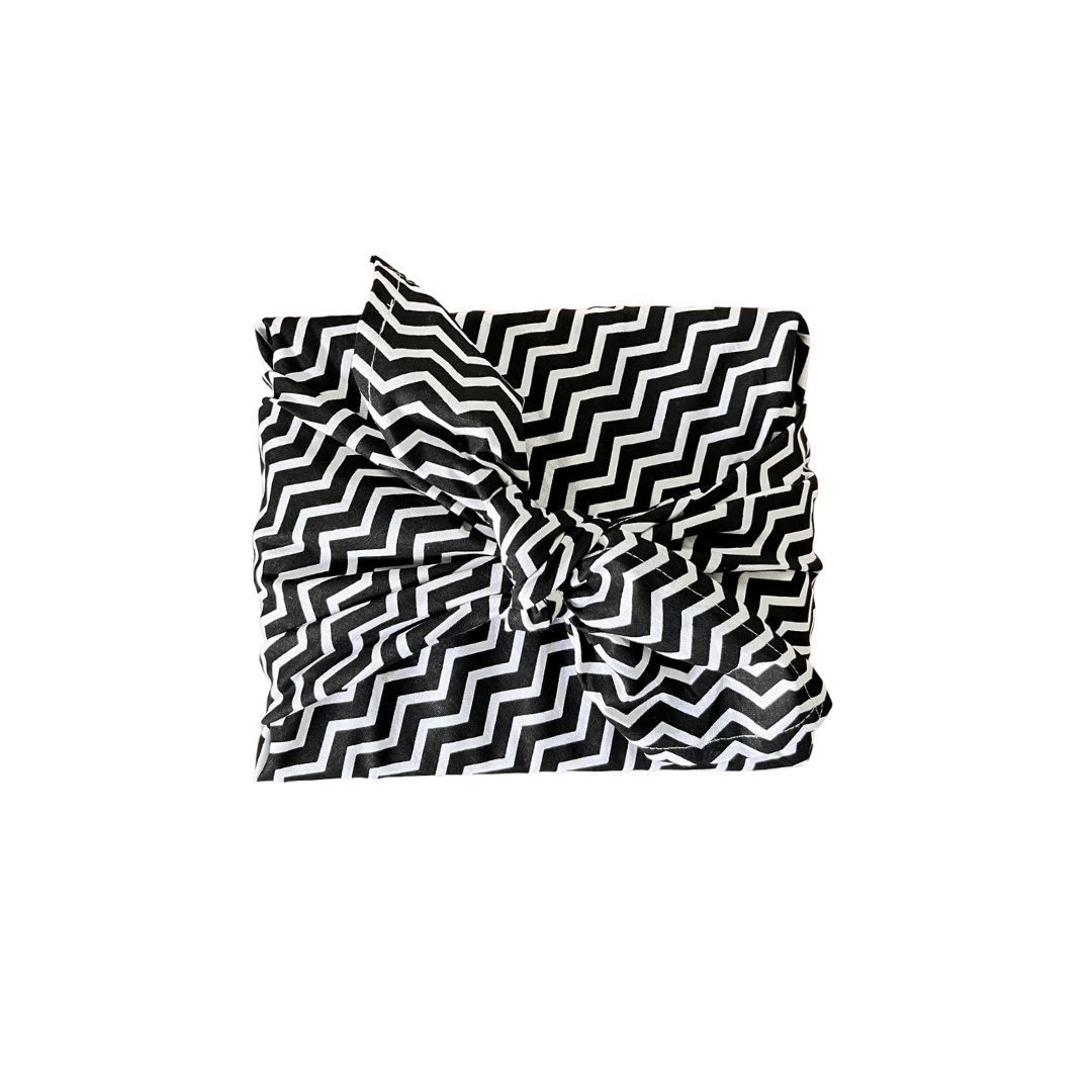 Inpakken met stof - zig zag