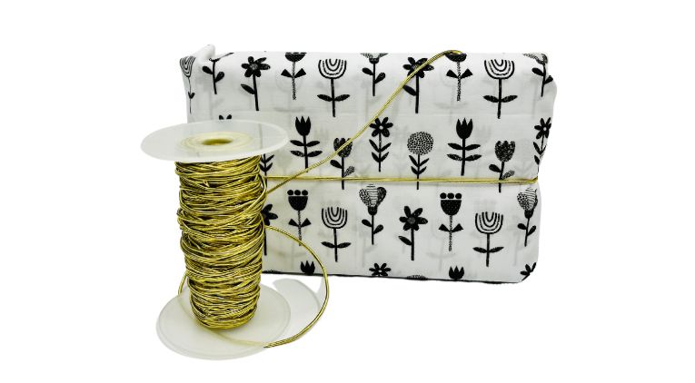 Gouden elastiek 100 cm