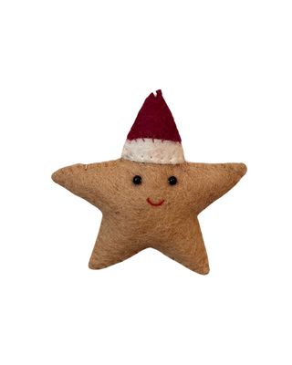 Kerstcadeau Kerstster beige