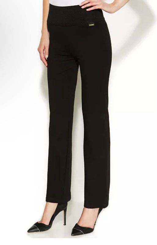 Calvin Klein Modern Essentials Madison Power Stretch Pants NWT Size  L