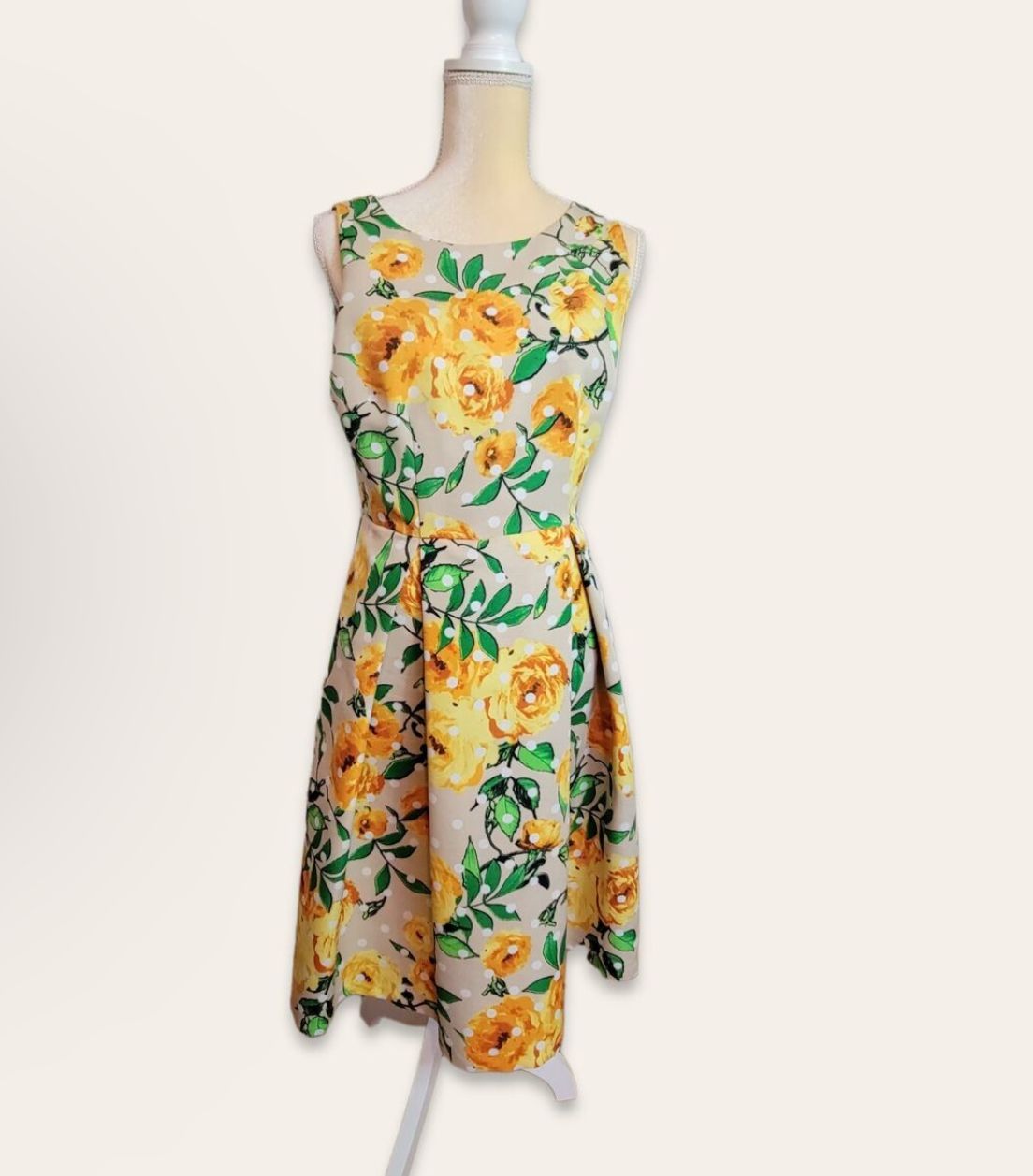New York & Co. Floral Sleeveless Dress Size 20