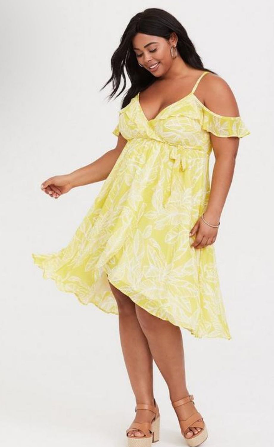 Torrid Mini Chiffon Wrap Dress Size 2(18-20)