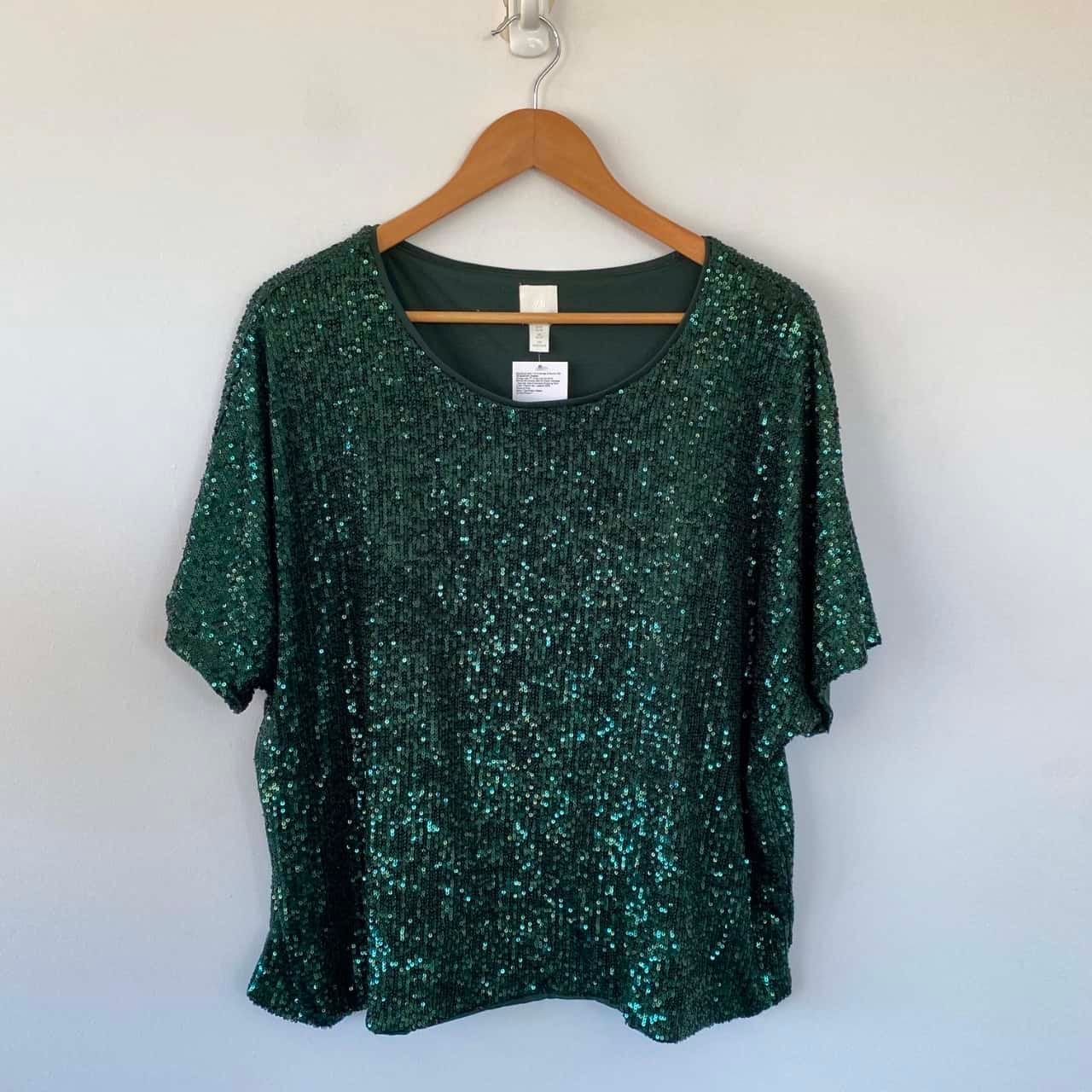 H&M Sequin Top