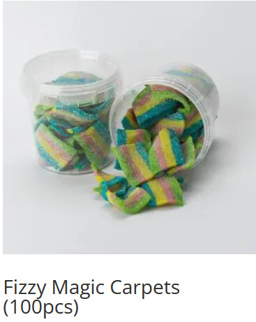 Mega Tubz Fizzy Magic Carpets 100* 90 gr
