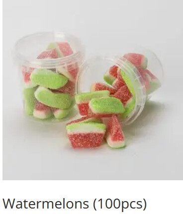 Mega Tubz Watermelons 100* 90 gr