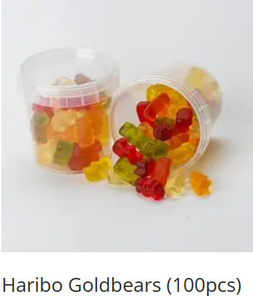 Mega Tubz Haribo Goldbears 100* 90 gr
