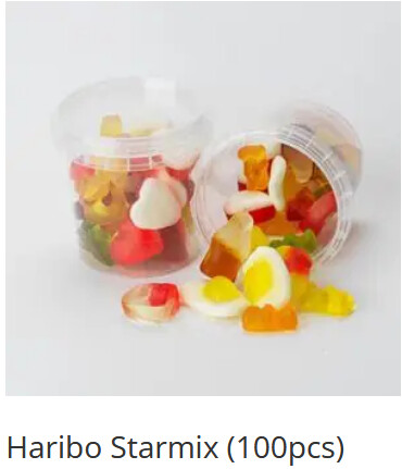 Mega Tubz Haribo Starmix 100* 90 gr