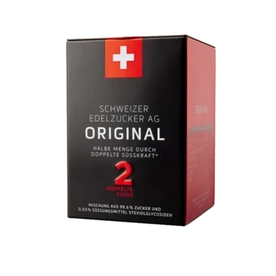 Schweizer Edelzucker Original Zucker – 500g Design Dose