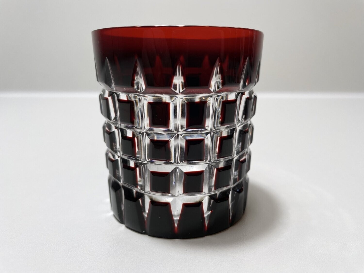 6er Set Whiskygläser (Rot)