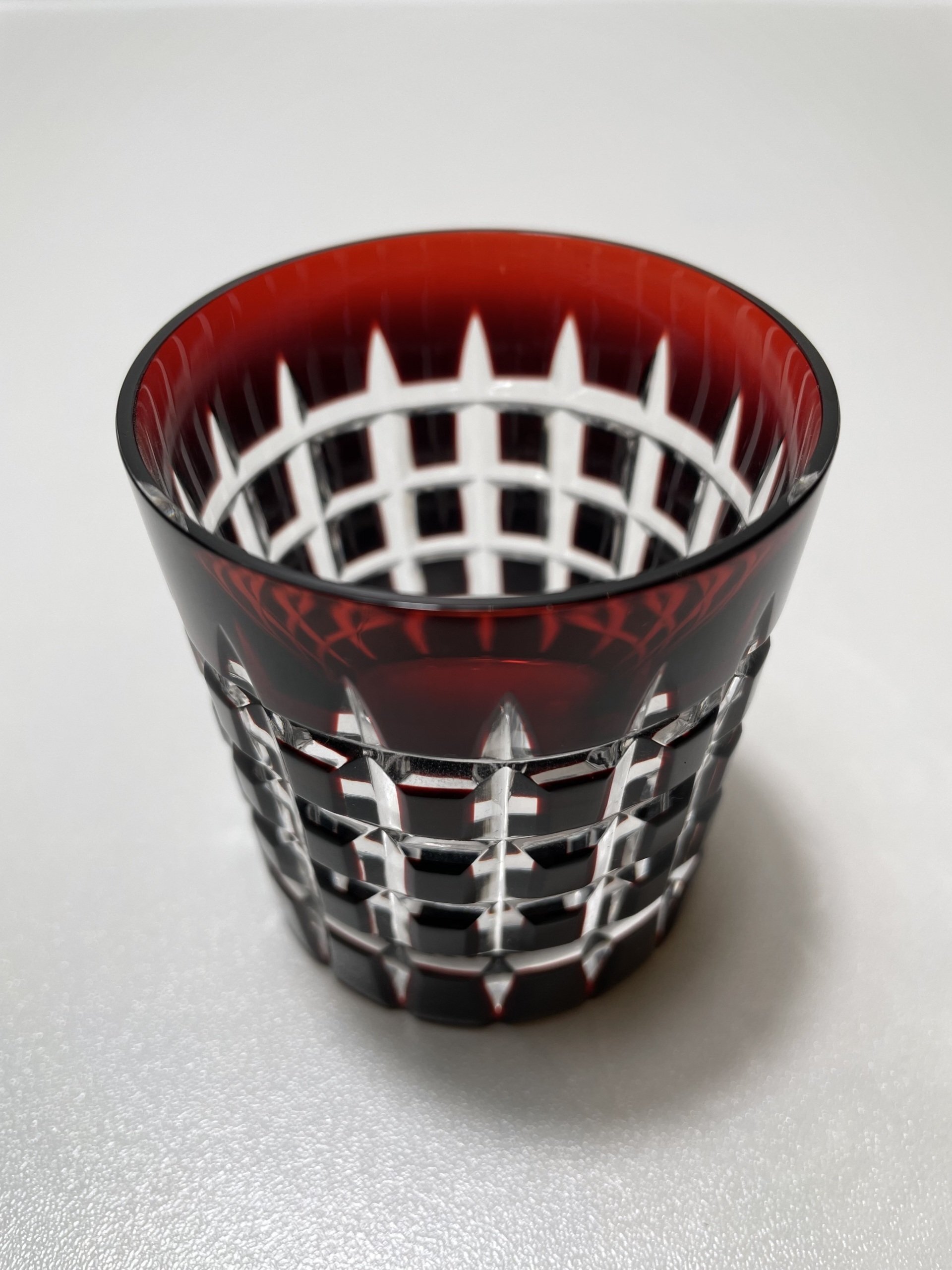 6er Set Whiskygläser (Rot)