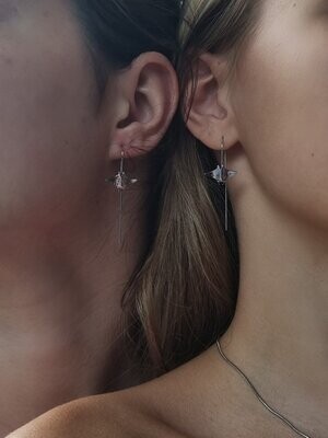 Manta Ray Earrings