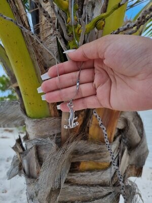 Silver Hammerhead Shark Necklace