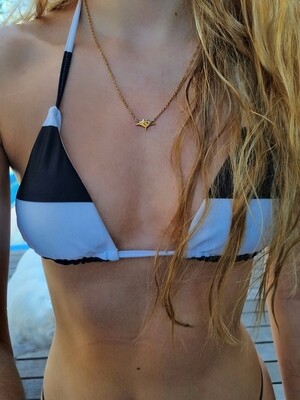 Mini Manta Ray Necklace Gold