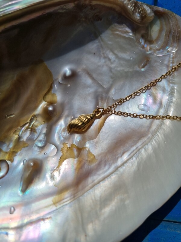Spiral shell Necklace