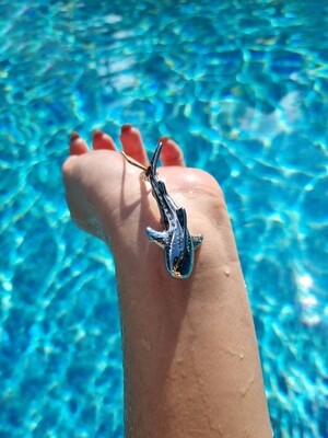 Aloha Kai Silver Whale Shark Necklace