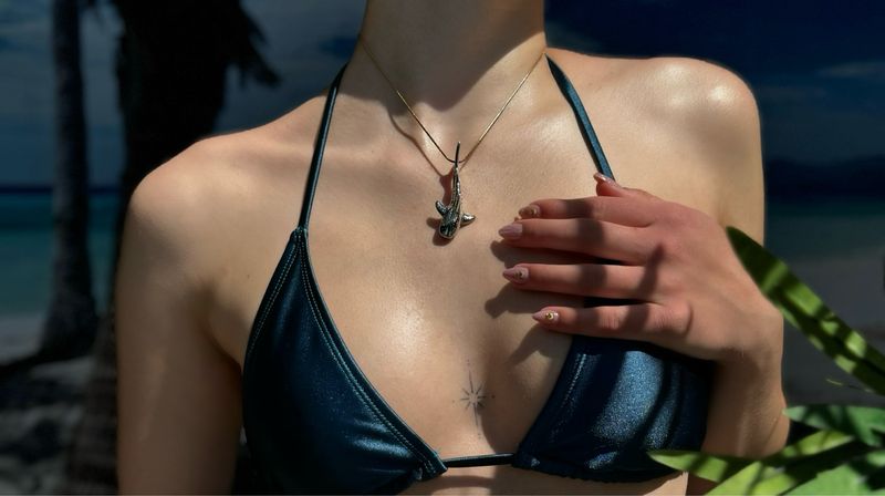 Aloha Kai Gold Whale Shark Necklace