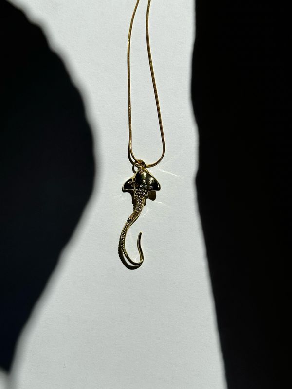Spotted Eagle Ray Necklace