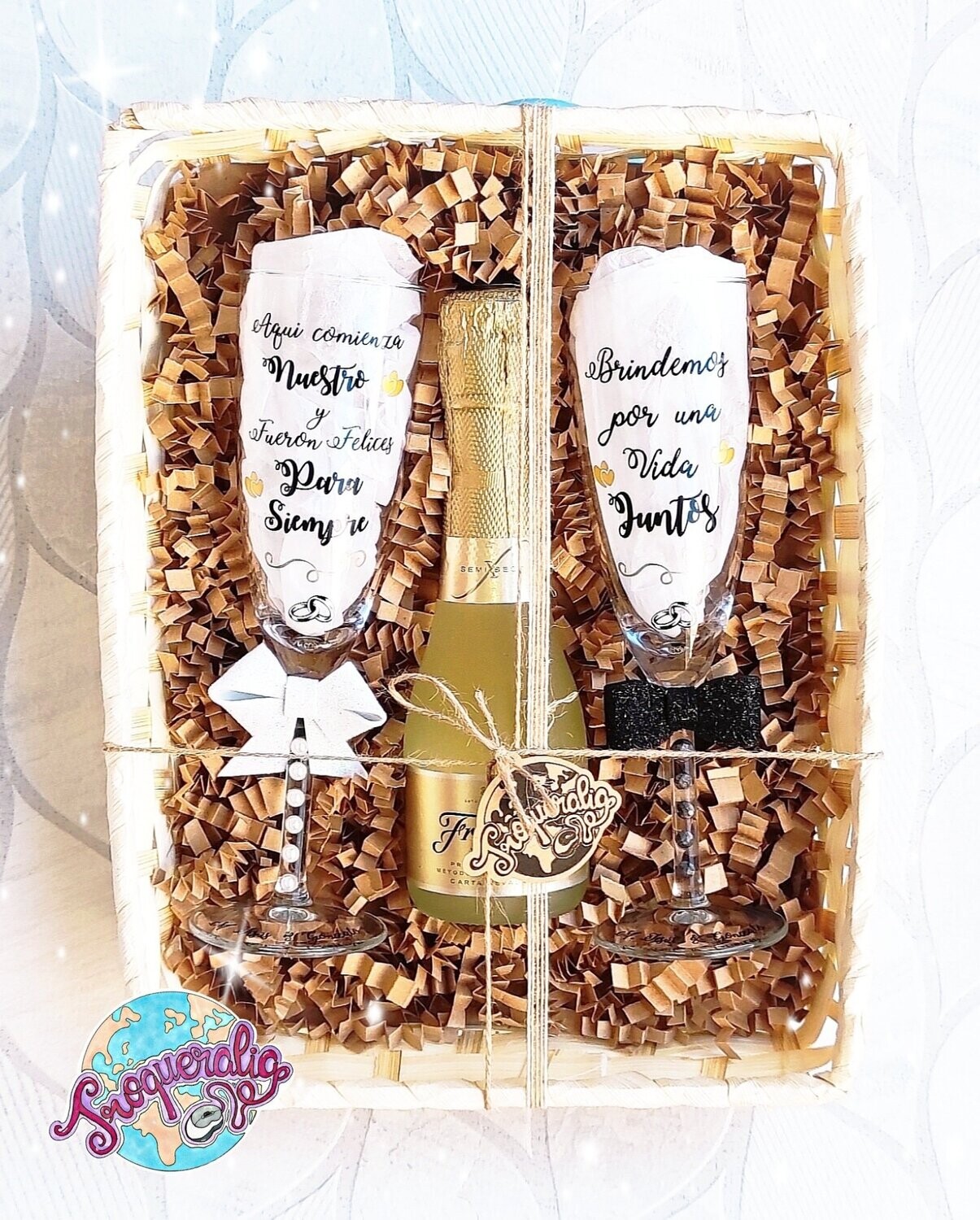 Pack cava novios