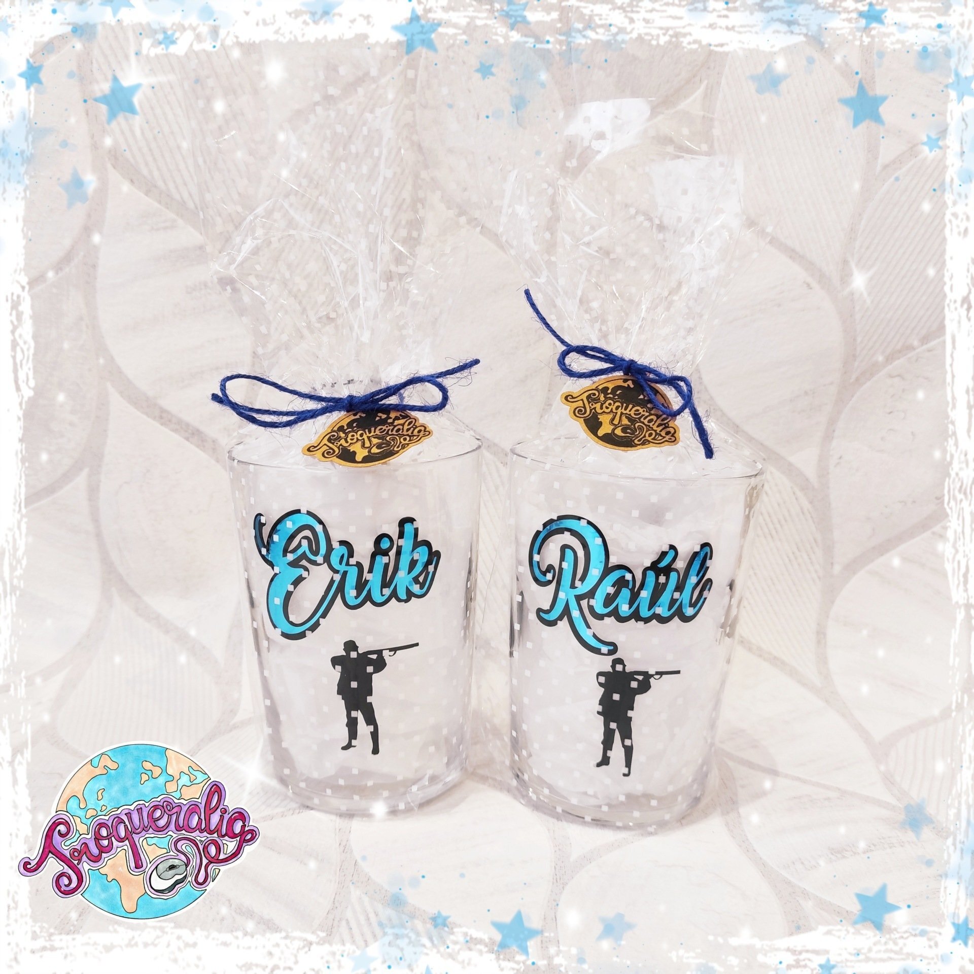 Vaso de sidra personalizado