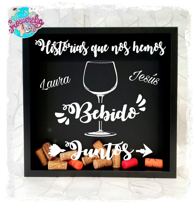Cuadro Personalizados para corchos de vino