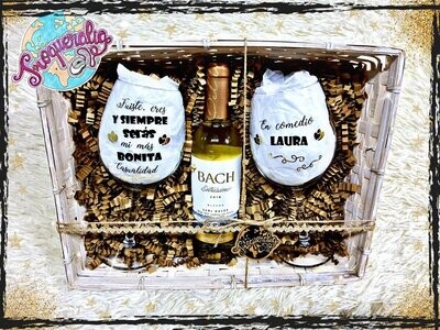 Pack de vino personalizado