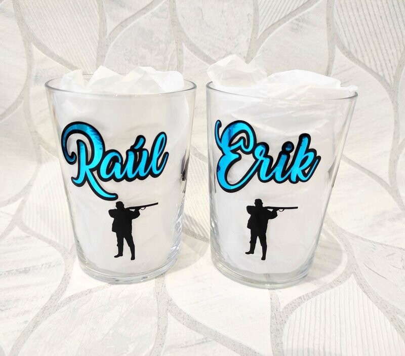 Vaso de sidra personalizado