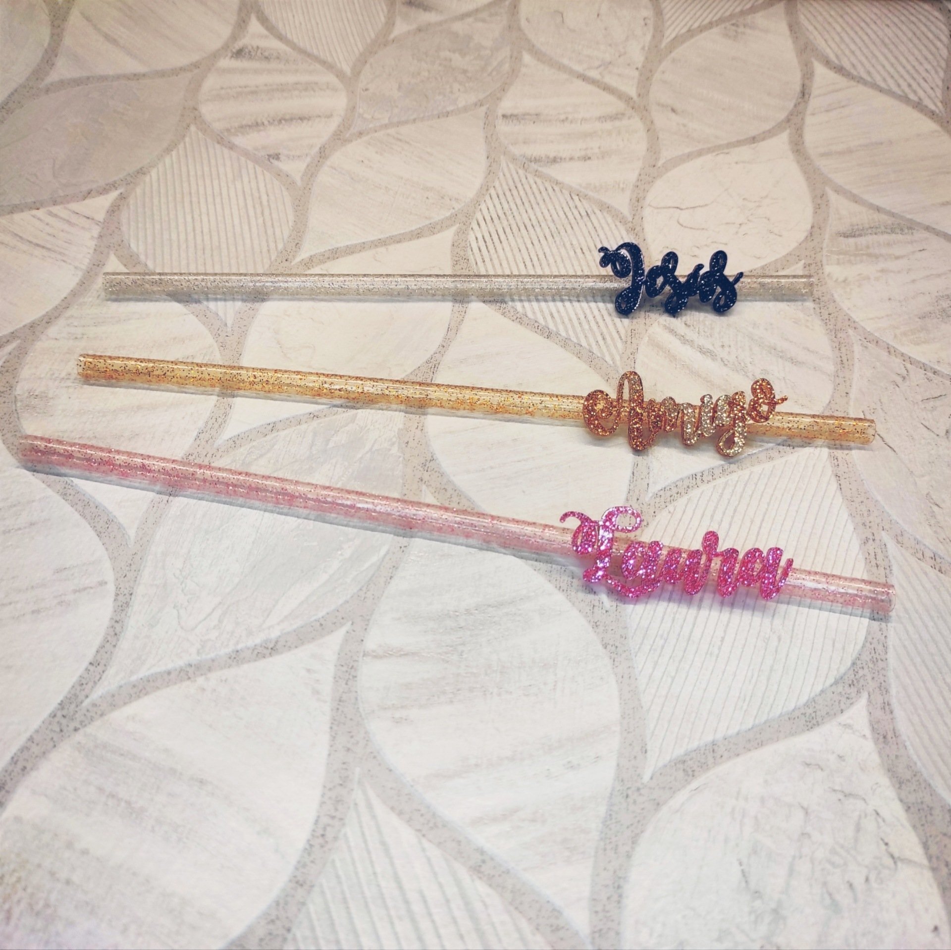 Pajitas personalizadas