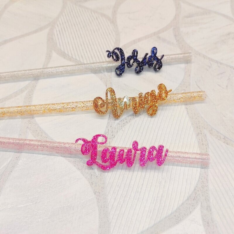 Pajitas personalizadas