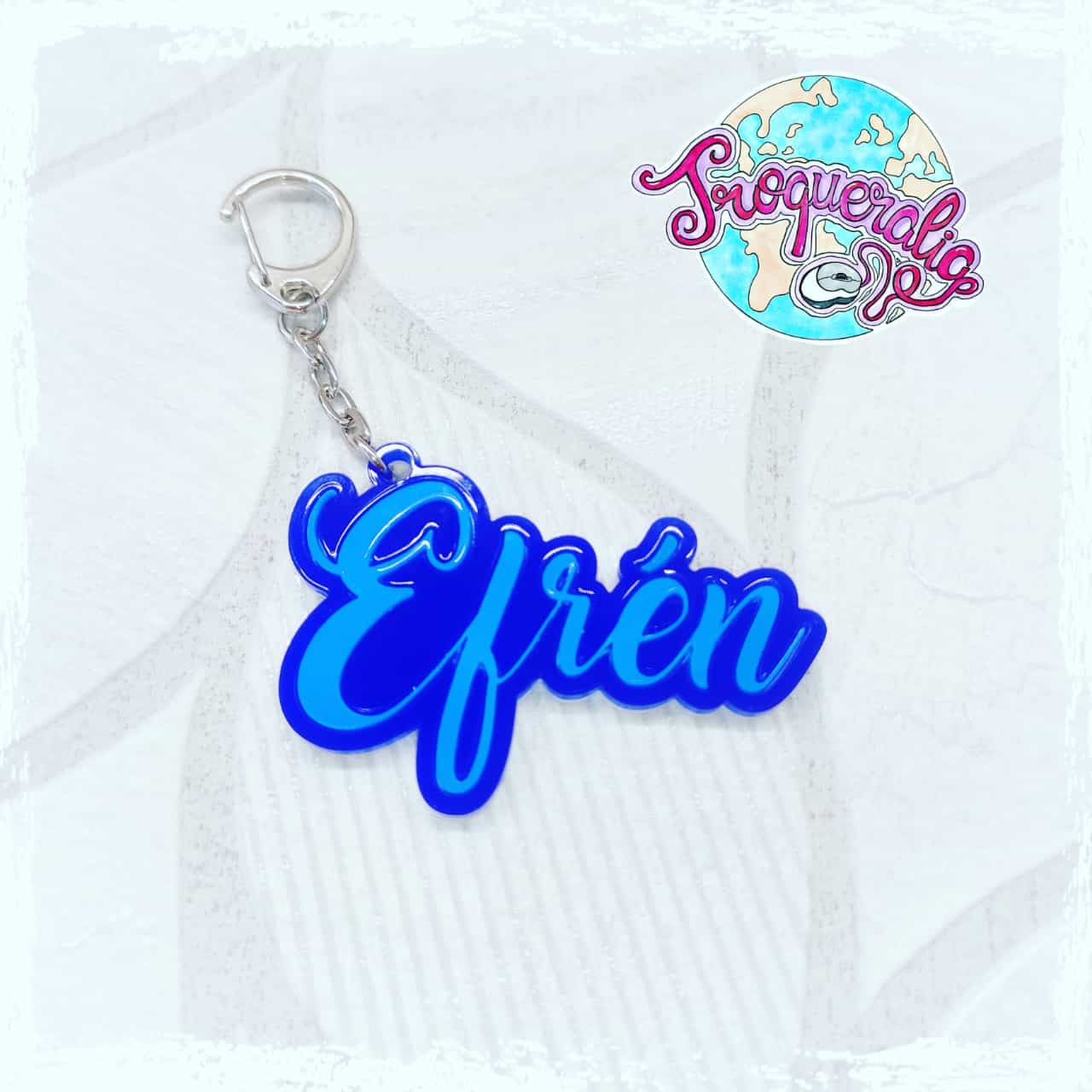 Llavero personalizado con nombre