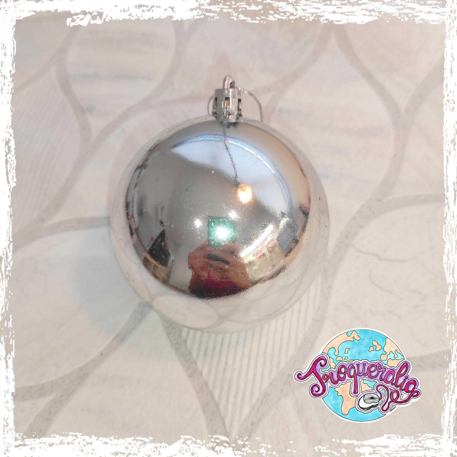 Bola de navidad Plata o espejo