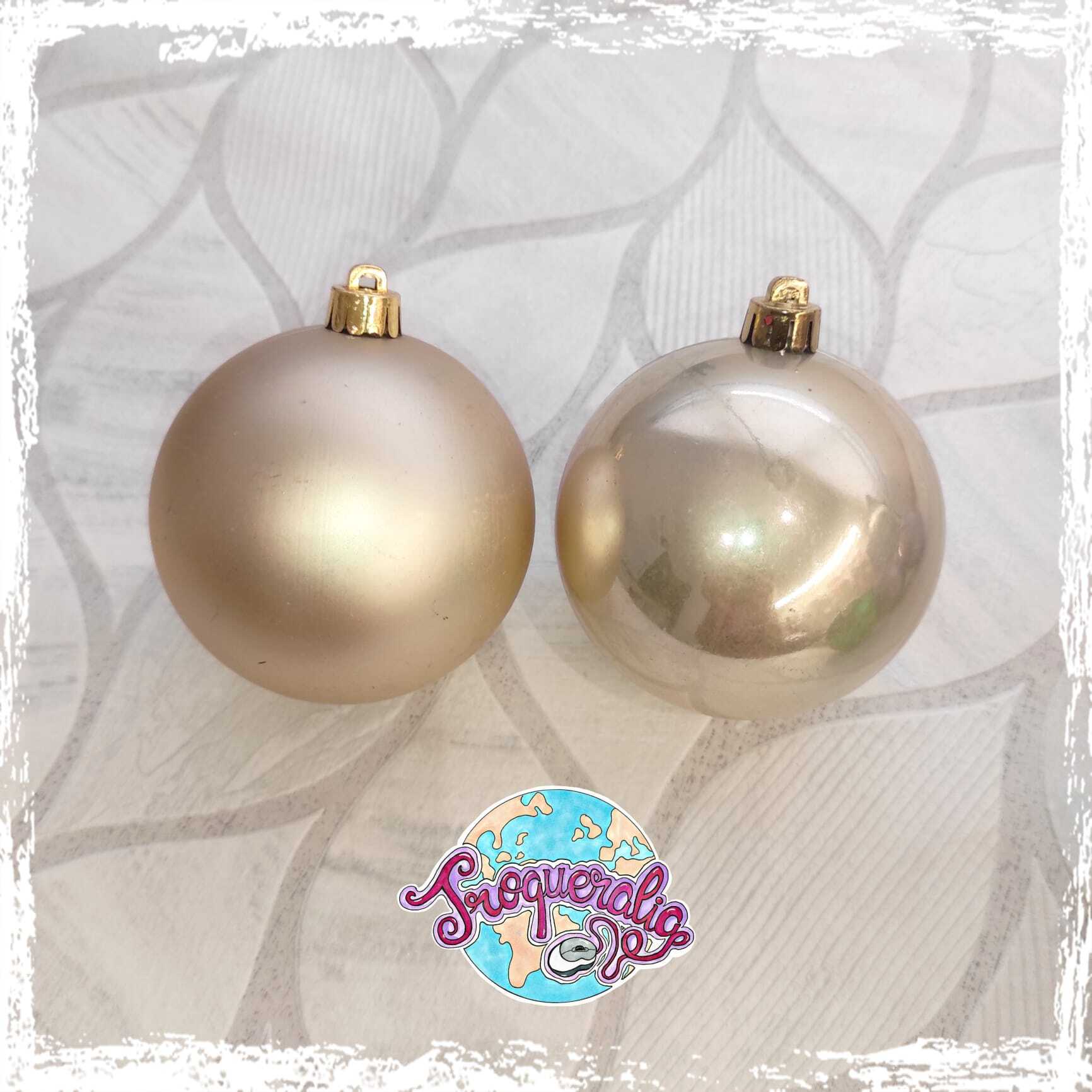 Bola de navidad Perla brillo/mate/