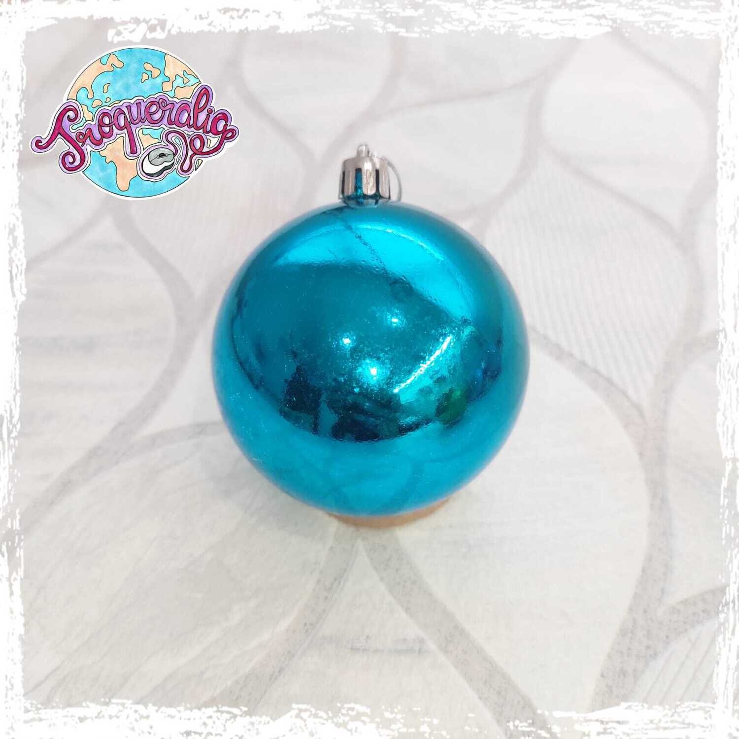 Bola de navidad Azul chillón  6cm