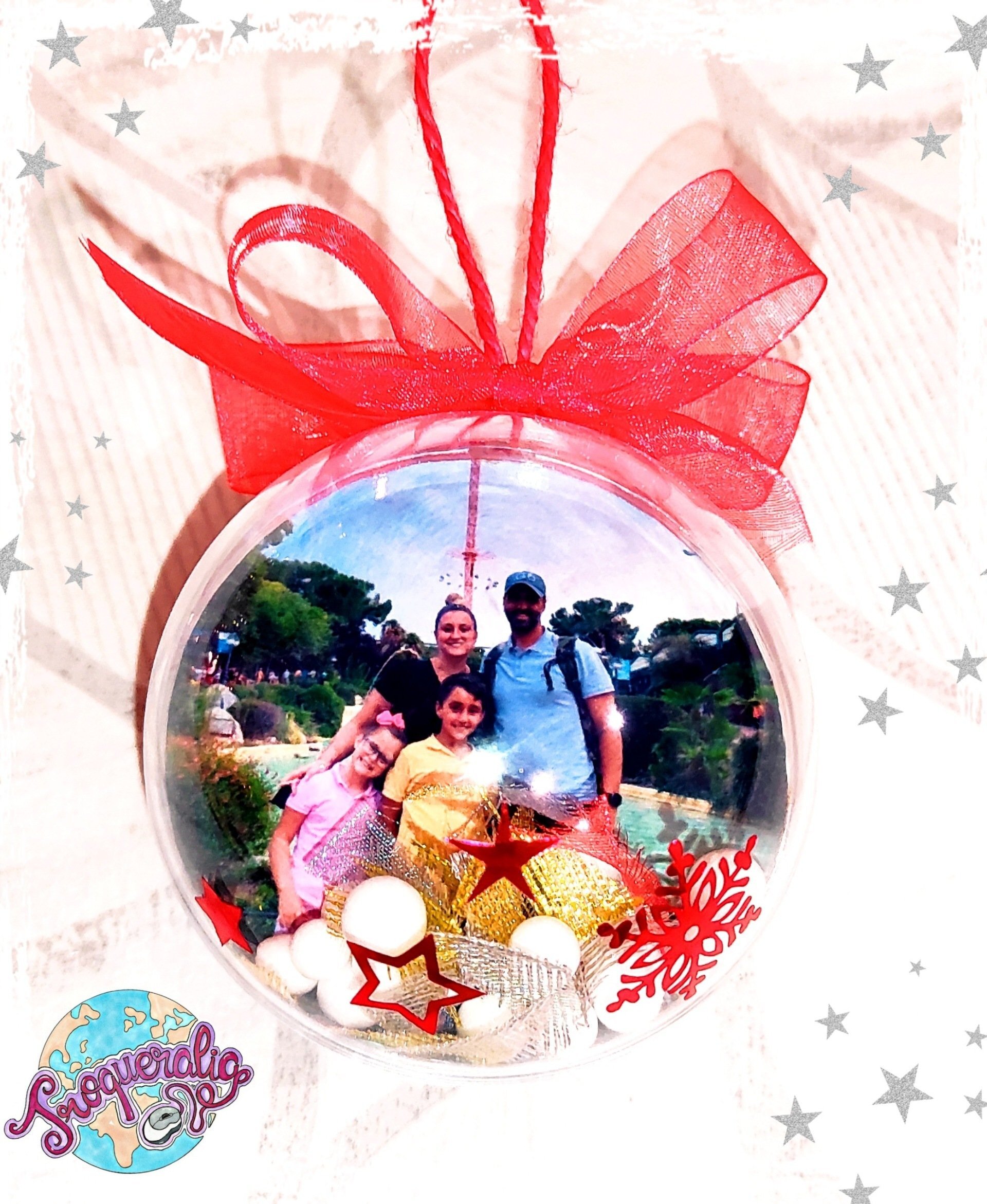 Bolas de navidad Transparentes con foto