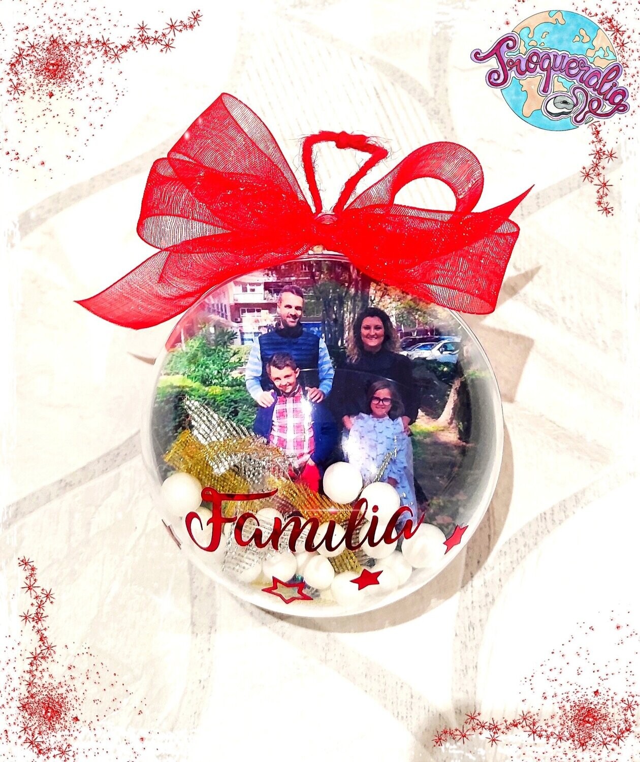 Bolas de navidad Transparentes con foto