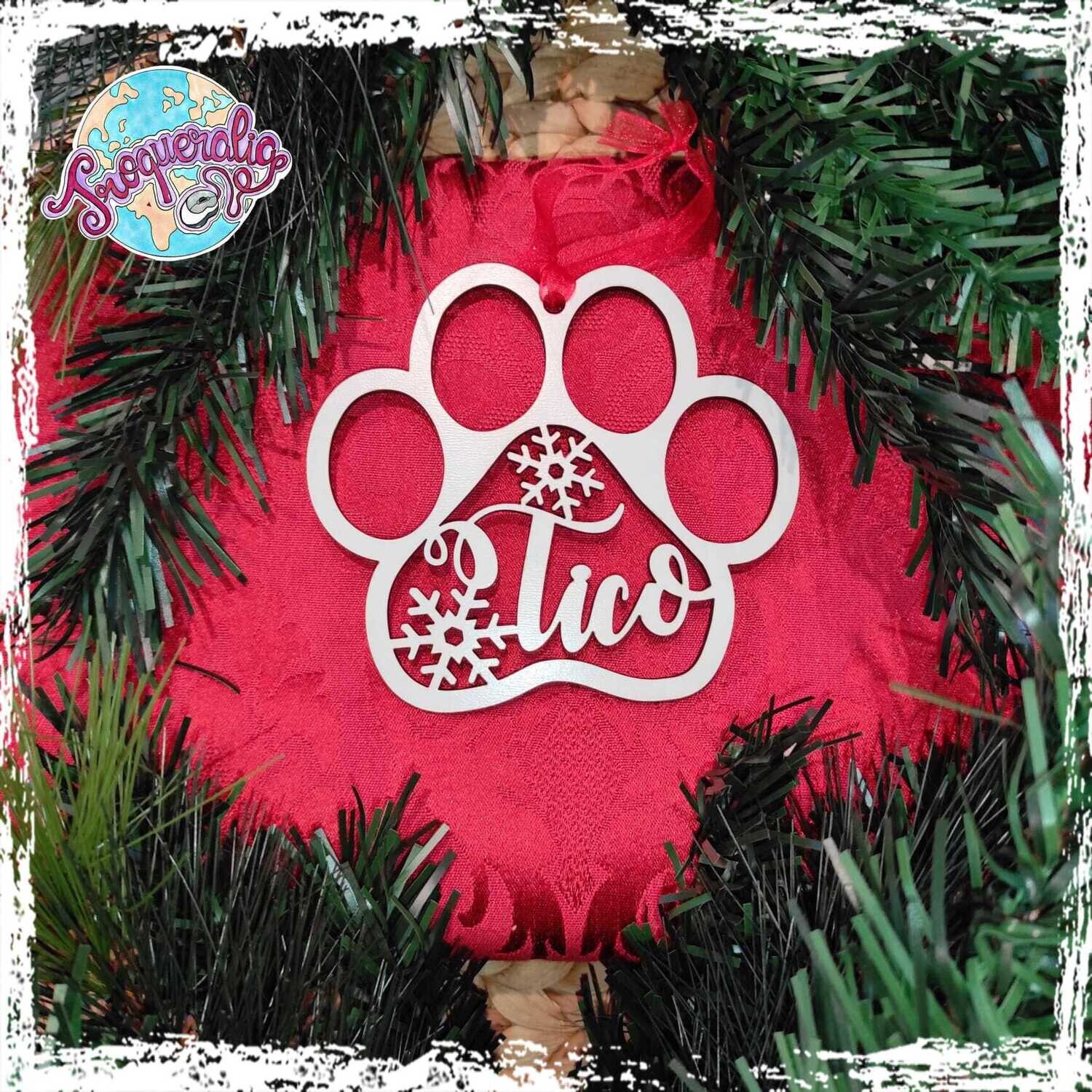 Adorno árbol de navidad hulla