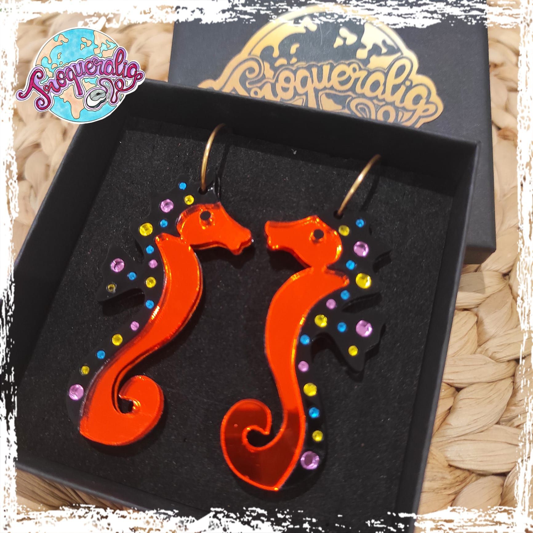 Pendientes caballitos de Mar fantasía