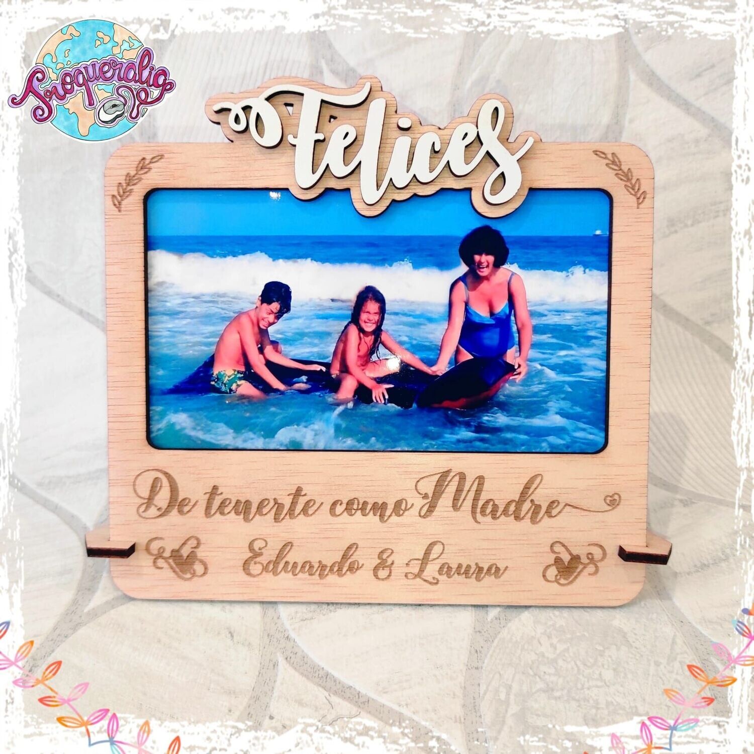 Porta fotos Padres