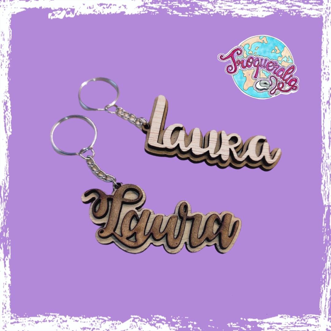 Llavero dos capas (comprando 20 o más 2,30 Uni)