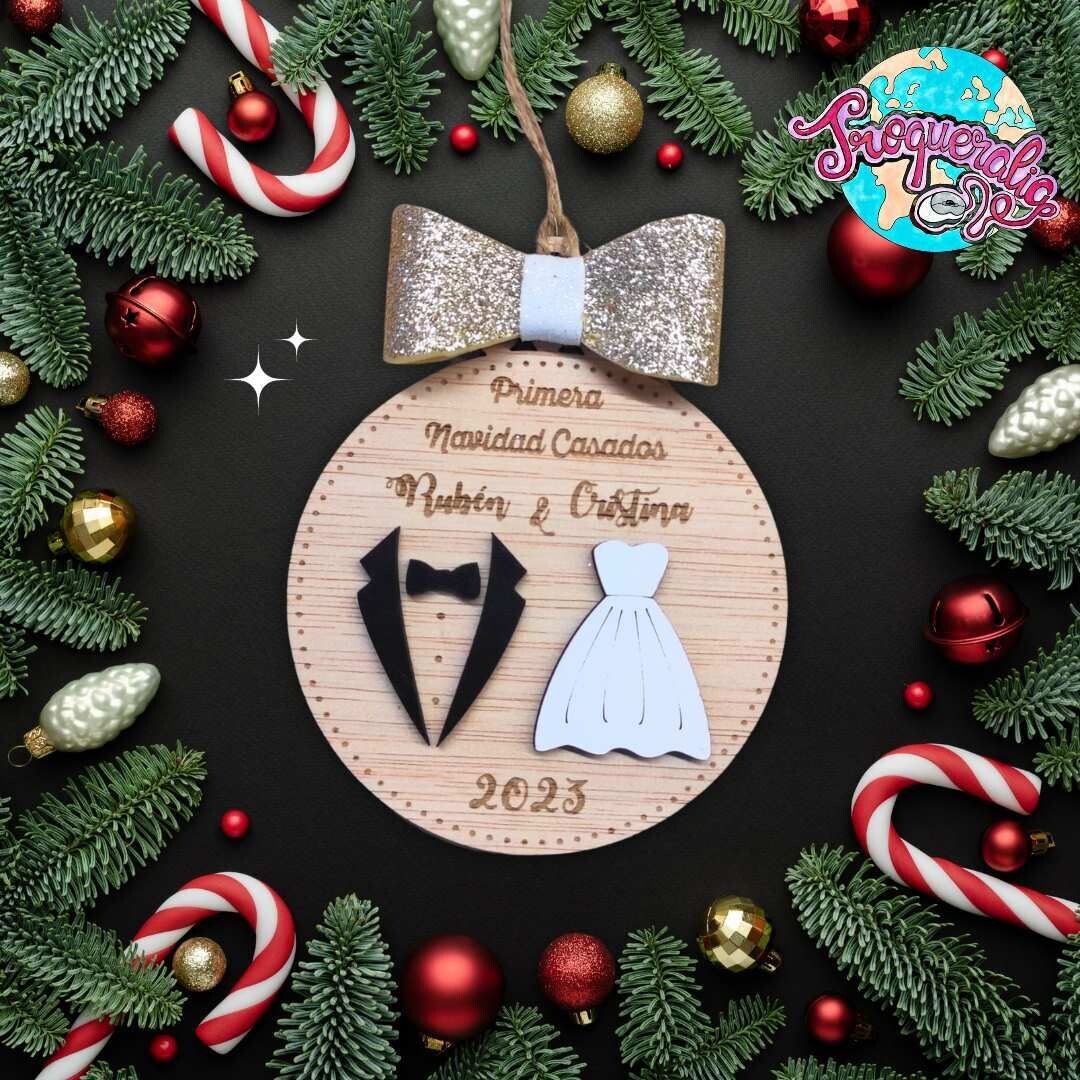 Adorno 1ª navidad casados