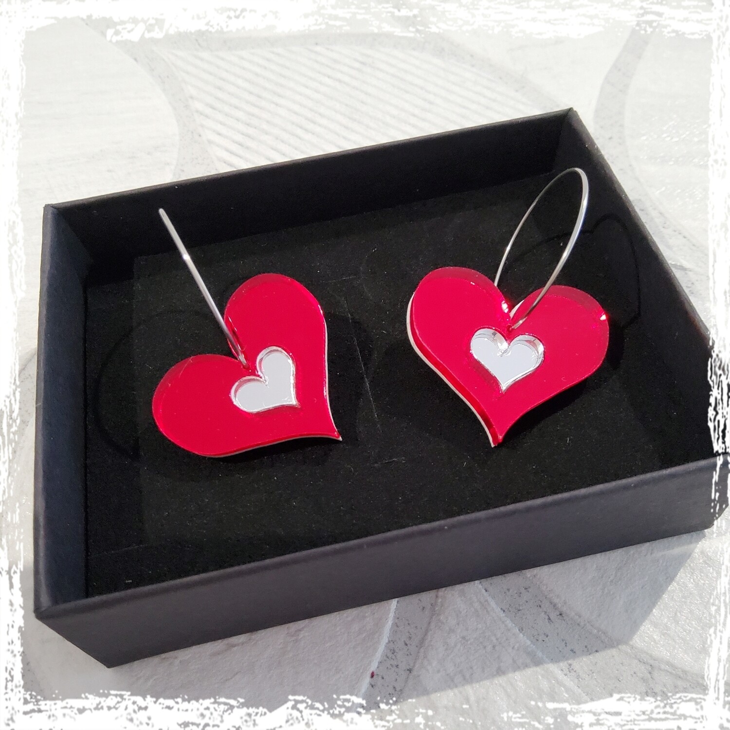 Pendientes San Valentín fuego