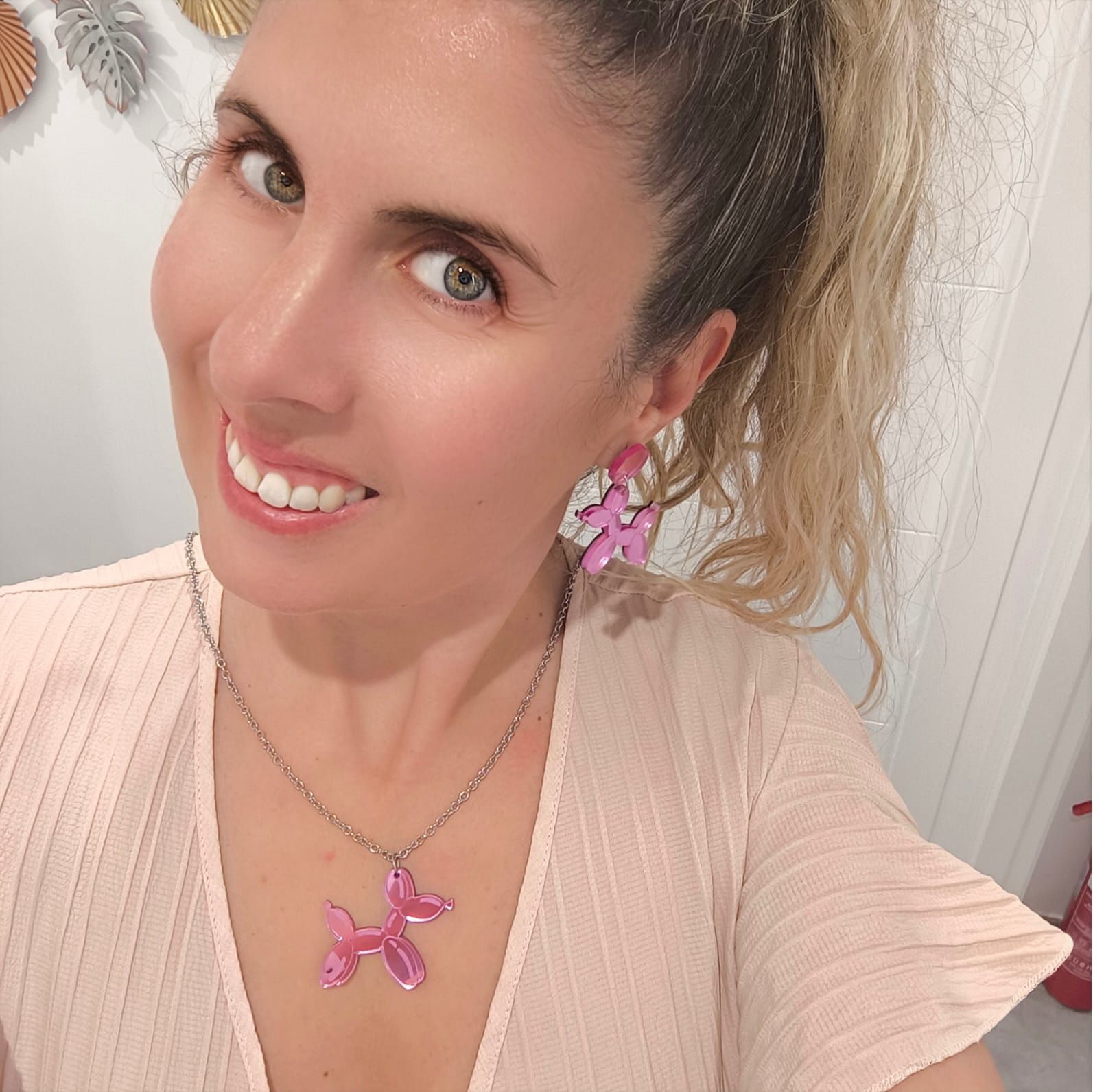 Colgante perro globo