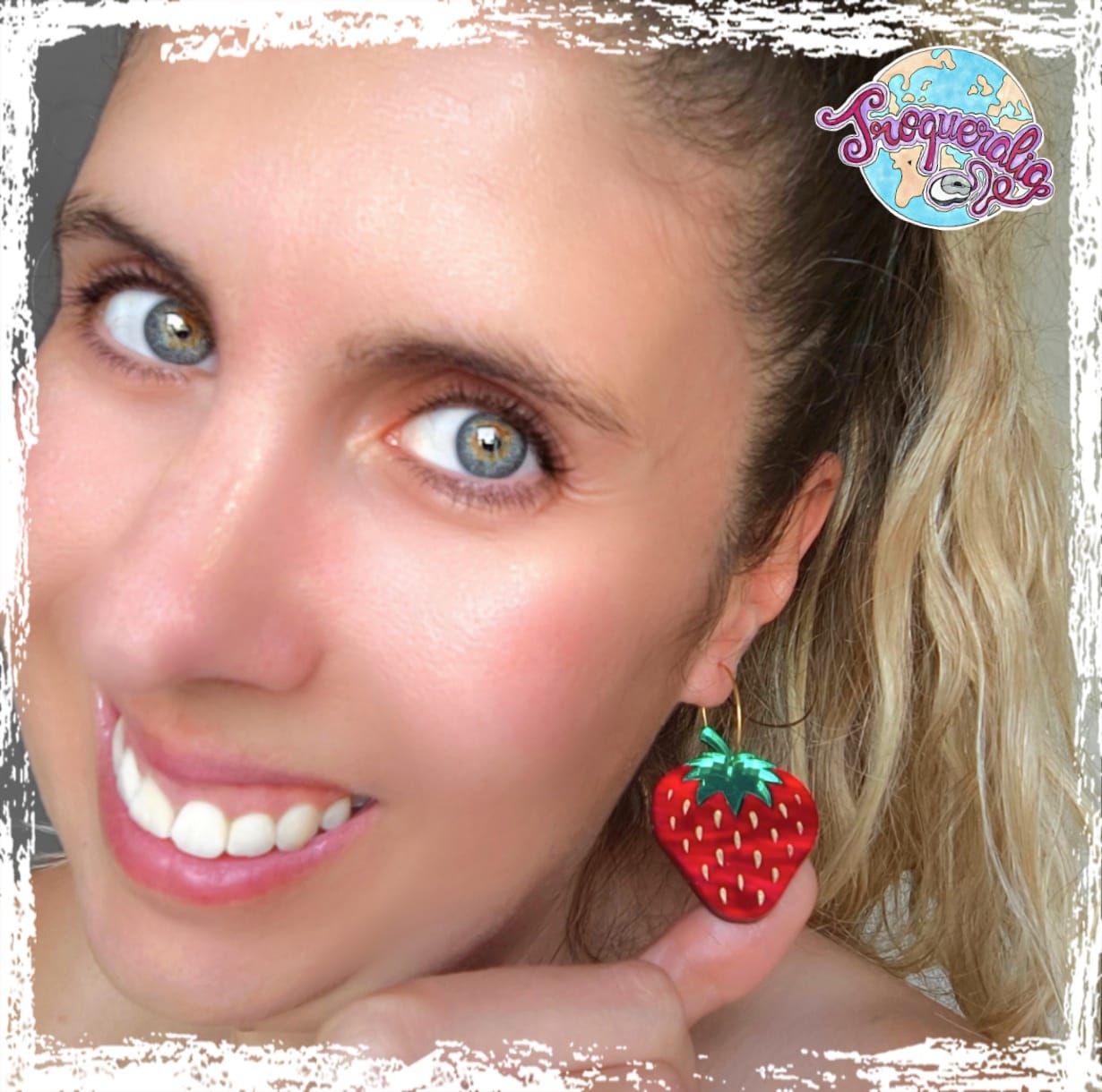 Pendientes fresas