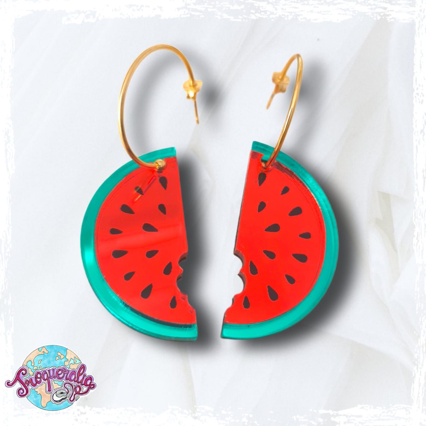 Pendientes Sandía