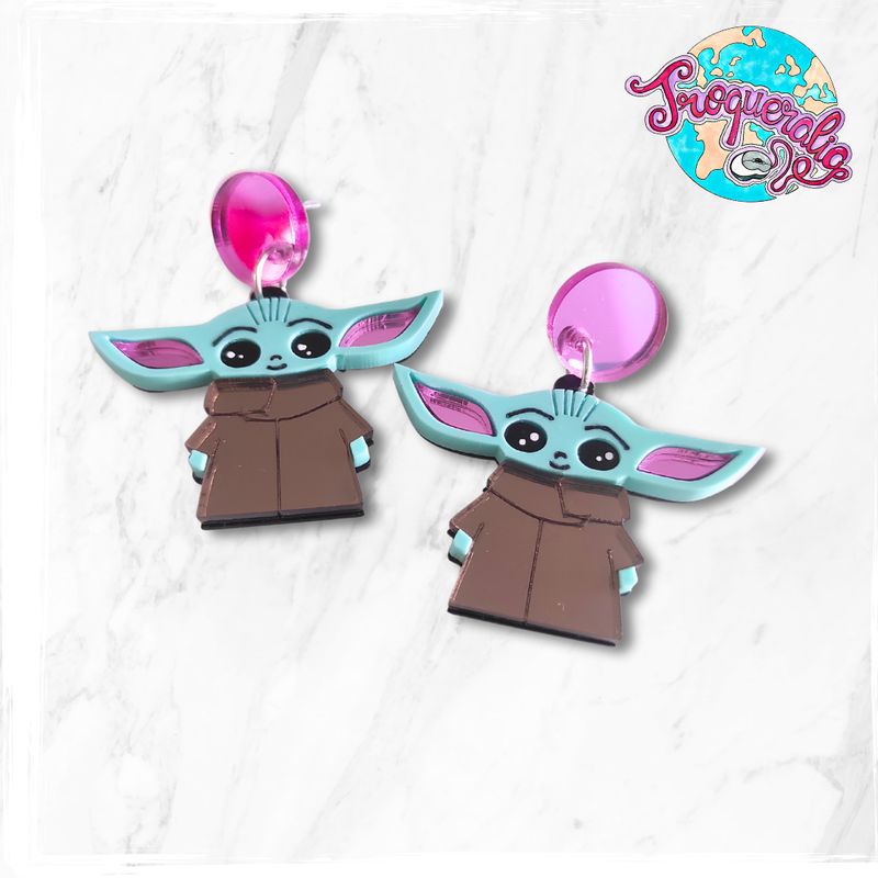 Pendientes baby yoda