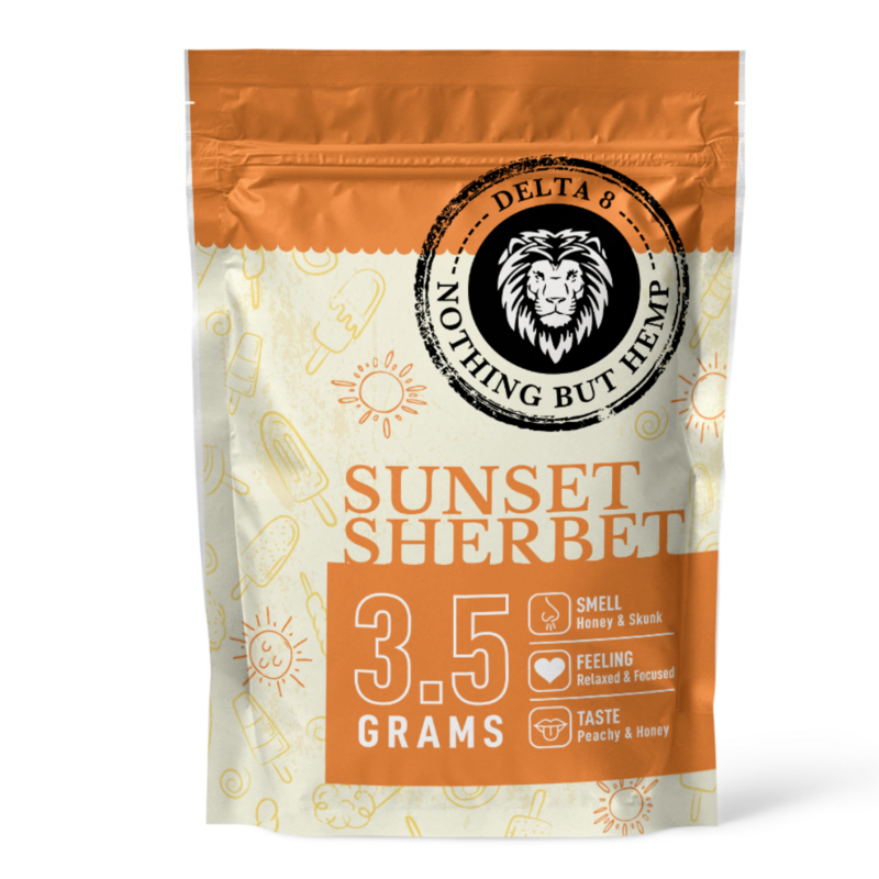 Sunset Sherbet Delta 8 THC Flower Sunset Sherbet Delta 8 THC Flower