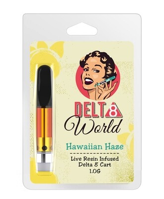 Delta 8 | 1 Gram Cart | Live Resin | Hawaiian Haze