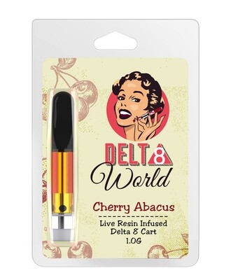 Delta 8 | 1 Gram Cart | Live Resin | Cherry Abacus