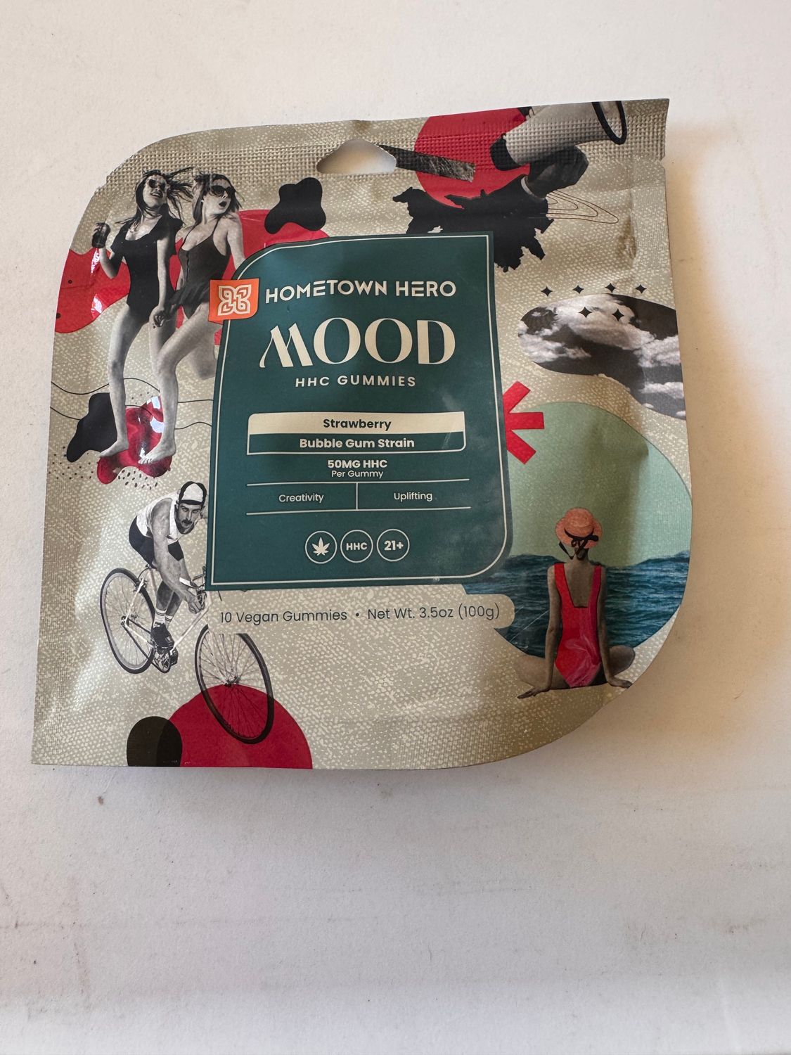 Hometown Hero HHC Mood Gummies Strawberry!