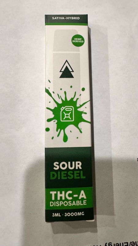 Sour Diesel THCA 3 Gram Cart