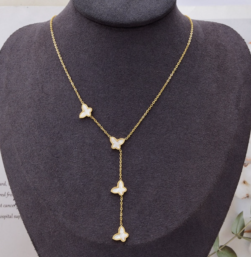 Butterfly Necklace/Bracelet Set